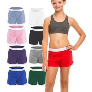 Two Pair of Girls Curvy Soffe Cheer Shorts